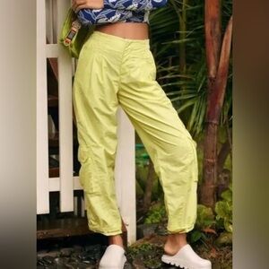 Free People FP Movement by Free People Mesmerize Me Cargo Pants, Yellow, XS